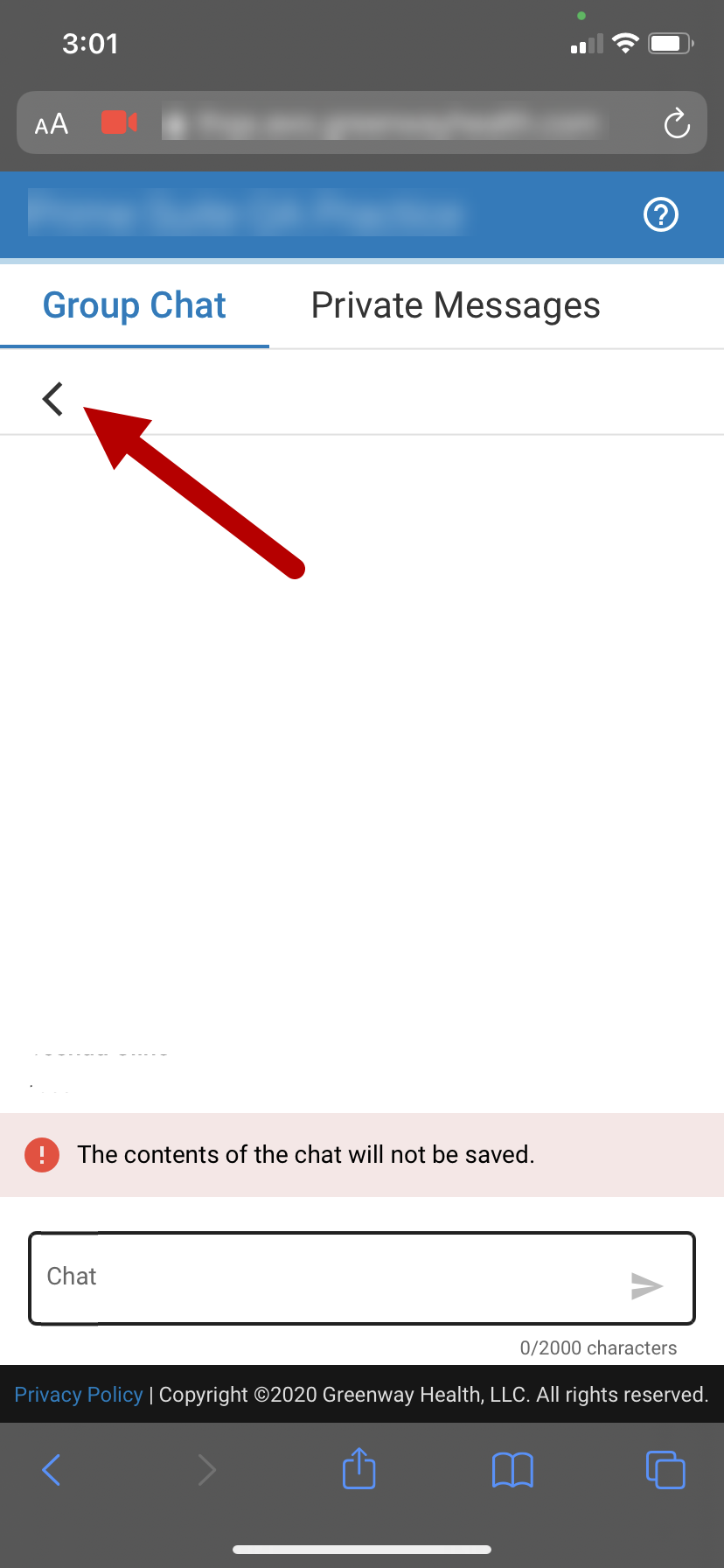 Grou Chat window