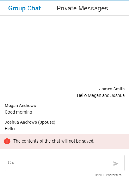 Group Chat window